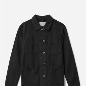 Everlane Women’s The Chore Jacket Size XL Black Canvas Cotton